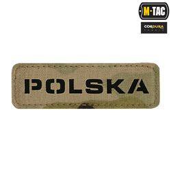 M-Tac - Patch Poland 25х80 - Laser Cut - Black / MultiCam - 51004108