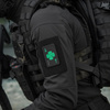 M-Tac - Lucky Card Patch - Cordura 500D - Clover - Black - 51391002