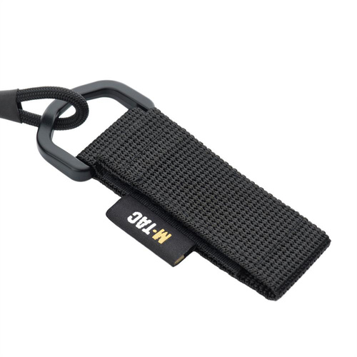 M-Tac - Weapon Lanyard with D-Ring - Black - MTC-SSWDR-BK
