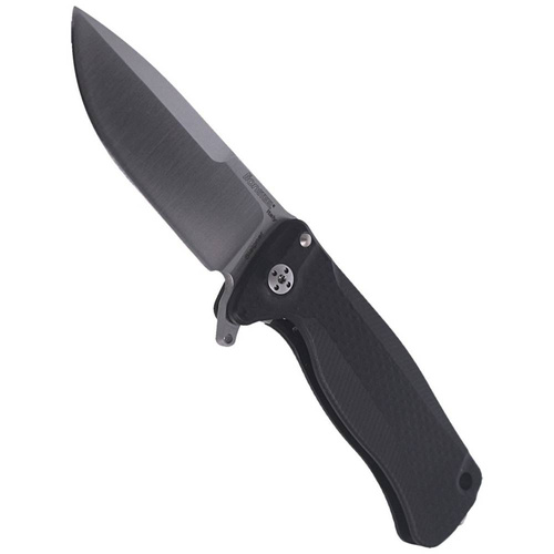 LionSteel - Tactical Knife SR22A - Sleipner - Black - SR22A BS
