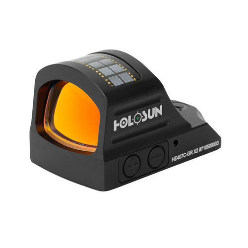 Holosun - HE407C-GR X2 Micro Red Dot Sight with Picatinny rail mount