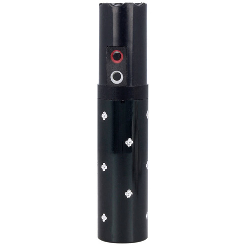 Paralyseur - Lipstick stun gun with flashlight - 2 million volts - 120 lm - Black - 1202-BK