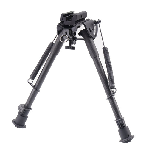 Rokstad - Carbon Fiber Spring Bipod - Non-Swivel - 230-345 mm - Harris / Picatinny - RSCFP-09