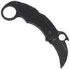 Spyderco - Karahawk™ G-10 All Black Plain Edge Knife - C170GBBKP