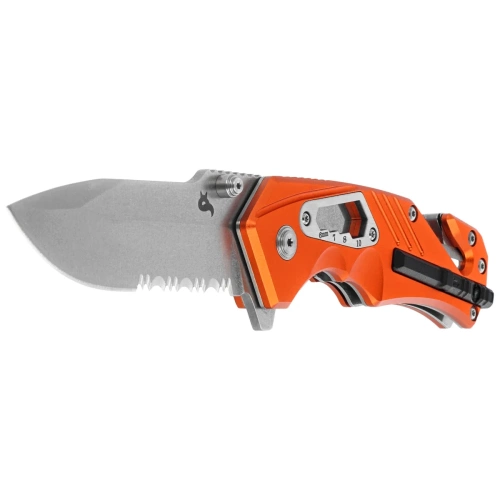 BlackFox - Folding Rescue Knife Demand - D2 Steel - Orange - BF-784-OR