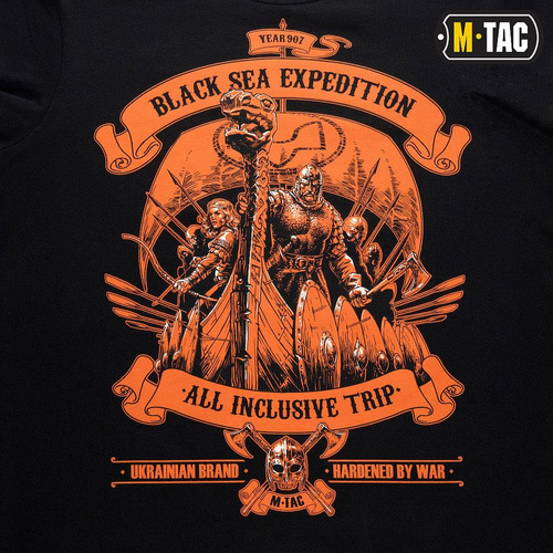 M-Tac - Men's Black Sea Expedition T-Shirt - Black - 80025002