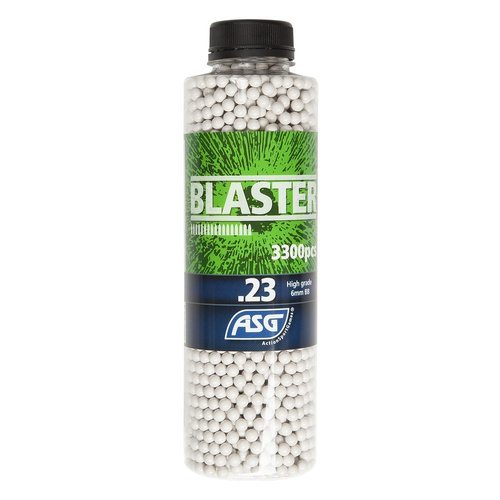 Blaster - Airsoft BB - 0,23 g - 3300 pcs - White - 19403
