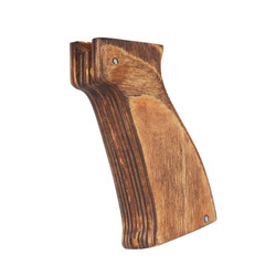 FTCS - Pistol Grip for AK Rifles - Wood - Rounded - Brown - Nr. 21