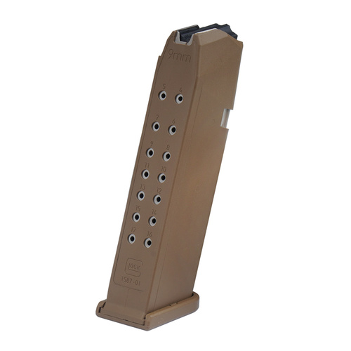 Glock - Magazine for G17 Gen 5 / G19X - 9x19 mm Para - FDE - 17 rounds
