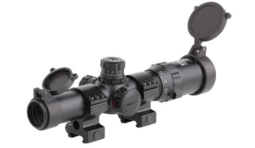 ASG - 1-4x24 Short Dot Sight - Illuminated reticle - 19214