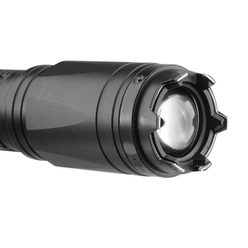 Guard - Stun Gun with Flashlight LED X4 Strobo - Focus - Aluminum - Black - YC-X4