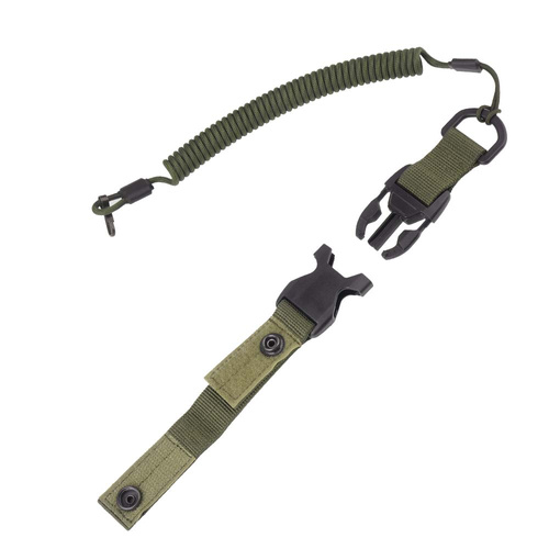 EDCX - Elastic Lanyard with Quick Release Belt Loop - Army Green - 2031