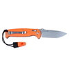 Ganzo - Folding Knife G7412P-OR-WS with Whistle - 440C - Orange - G7412P-OR-WS