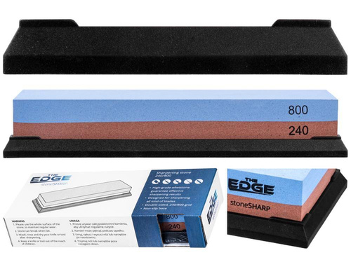 The Edge - StoneSHARP Sharpening Stone - 240 / 800 Grit - 555-004