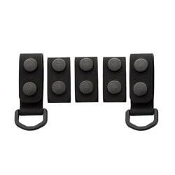 M-Tac - Mounting Loops for Tactical Belt - 5 pcs. - Black - 20425002