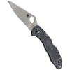 Spyderco - Delica® 4 FRN Flat Ground Gray Knife - C11FPGY