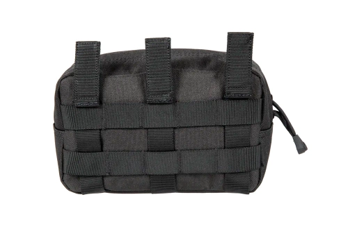 GFC Tactical - Horizontal Medium Cargo Pouch - Black - GFT-19-019550