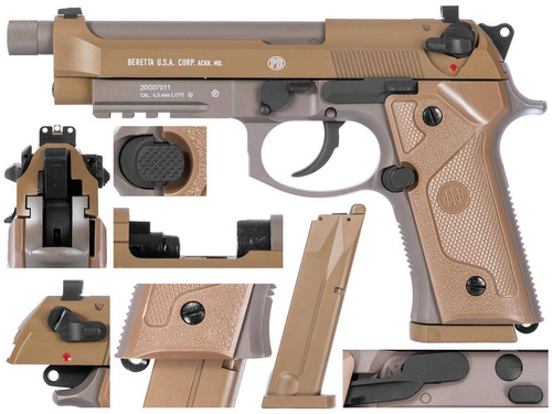 Umarex - Beretta M9A3 Airgun - Full Metal - 4,5 mm - Coyote - 5.8350