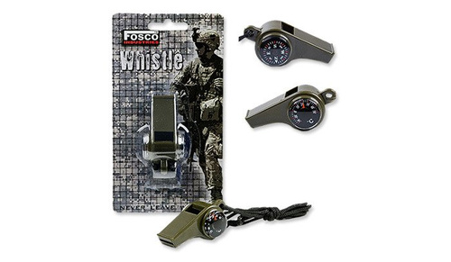 FOSCO - Wistle with compass & thermometer