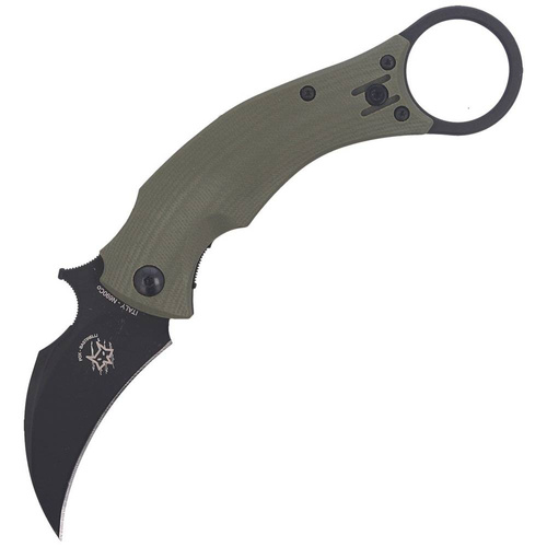 FOX - Karambit Black Bird by Bastinelli folding knife - OD - FX-591 OD.