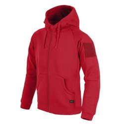 Helikon - Urban Tactical Hoodie® Lite - FullZip - Red - BL-ULF-CB-25