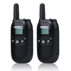 BaoFeng - Walkie talkies PMR BF-T6 Panda - 0.5 W - Black - 2 pcs.