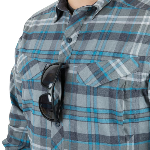 Helikon - Defender Mk2 Pilgrim Shirt® - Blue Plaid - KO-DPG-SR-P6501
