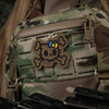 M-Tac - Kitty Contour Patch - Embroidery - Yellow and Blue Bow - Coyote - 51386205