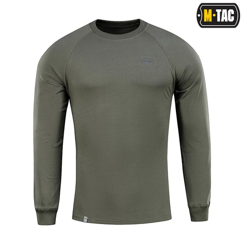 M-Tac - Raglan Sweatshirt Athlete - Cotton - Army Olive - 20455062
