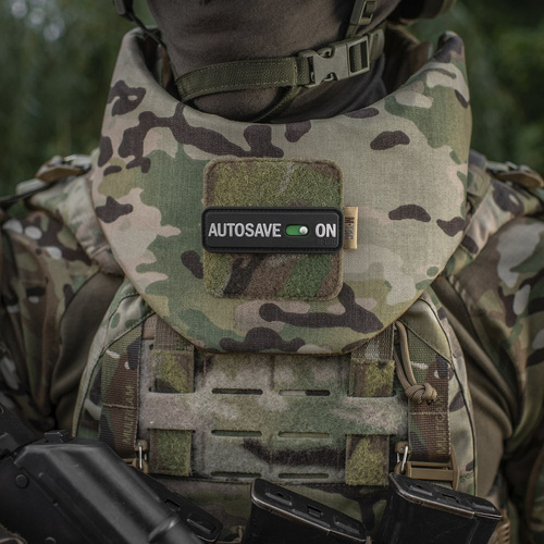 M-Tac - Morale Patch Autosave PVC - 3D - Black - 51116702