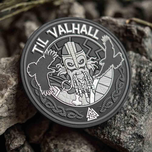 M-Tac - Til Valhall Patch - PVC - Gray/Black - 51142112