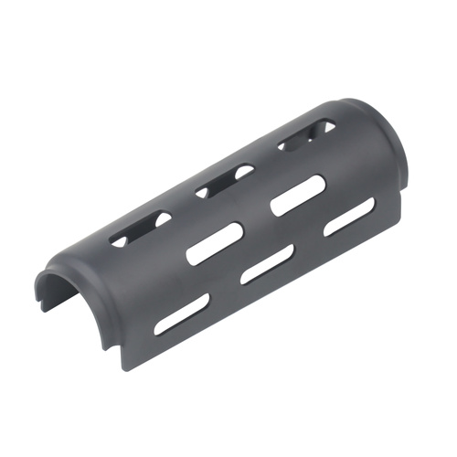 FTCS - Gas tube cover - Longitudinal holes - AK - Cerakote - Black - No. 30.