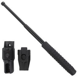 ESP - Hardened expandable baton with holder - 16" - Extra grip handle - Black - ExB-16H BLK BH-54