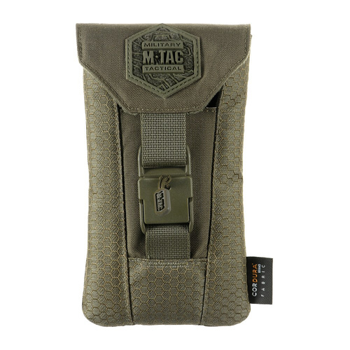 M-Tac - Phone Pouch Elite Large Hex Full - Ranger Green - 10160823