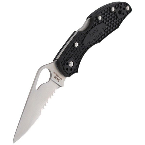 Spyderco - Meadowlark™ 2 FRN CombinationEdge Folding Knife - BY04PSBK2