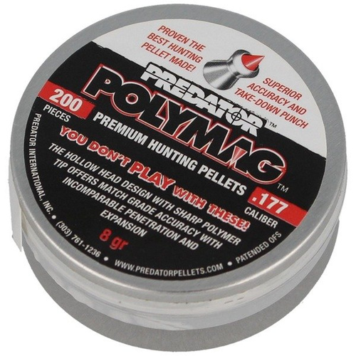JSB - Predator PolyMag Airgun Pellets - .177 / 4.5mm - 200 pcs - 1001-01-200