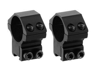 Leapers -  Two Piece Mount AccuShot 1"/11 - 25.4 mm - Medium - Black - RGPM-25M4