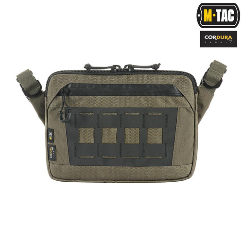 M-Tac - Admin Bag Elite Shoulder Bag - Ranger Green/Black - 10176023