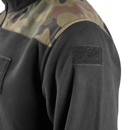 Texar - Grom Fleece Jacket - Black / PL Camo - 03-FLG-CO