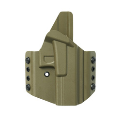 Direct Action - Holster for Glock 17 OWB ZERO CANT NO LIGHT - Right - Kydex - FDE - HP-OGTR-KDX-FDE