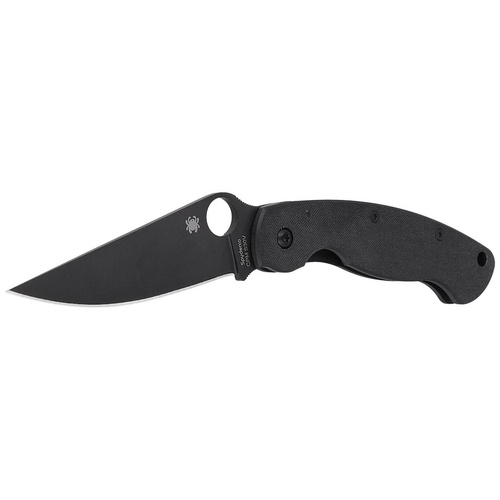 Spyderco - Military™ Model G-10 Black / Black Blade Knife - C36GPBK