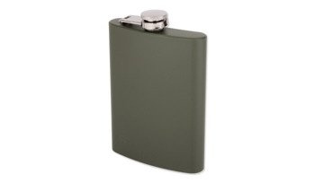 MFH - Stainless Steel Flask - 225 ml - Olive - 33275A