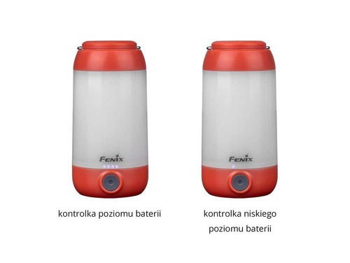 Fenix - Camping LED Flashlight - 2600 mAh 3.6V - Red - CL26R