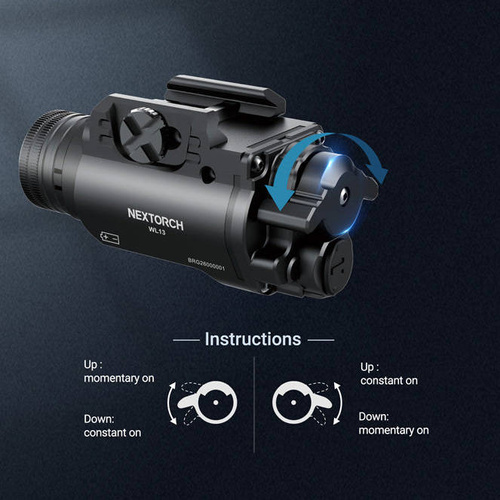 NEXTorch - WL13 pistol flashlight (GL) - 1300 lm - WL13 (GL)