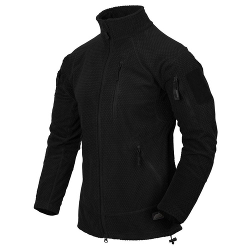 Helikon - Alpha Tactical Grid Fleece Jacket - Black - BL-ALT-FG-01