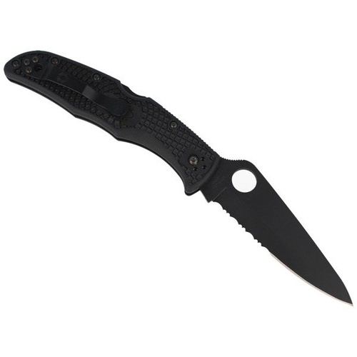 Spyderco - Endura® 4 FRN Black / Black Blade SpyderEdge Knife - C10PSBBK