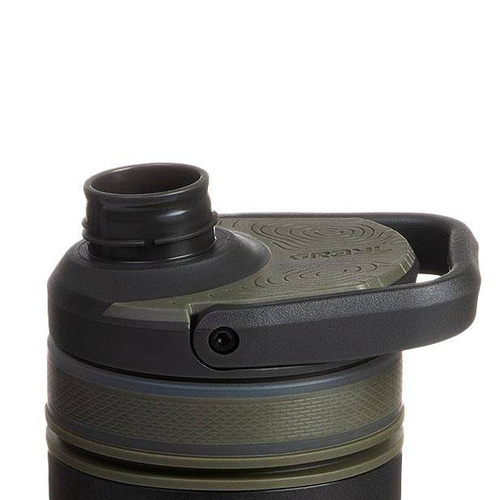 Grayl - UltraPress water filter bottle - 500 ml - Black / Green - 500-CMP