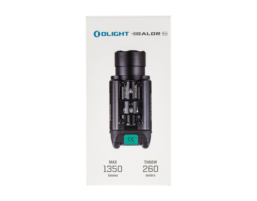 Olight - Weapon Light with Laser Sight BALDR Pro - 1350 lumens - Black