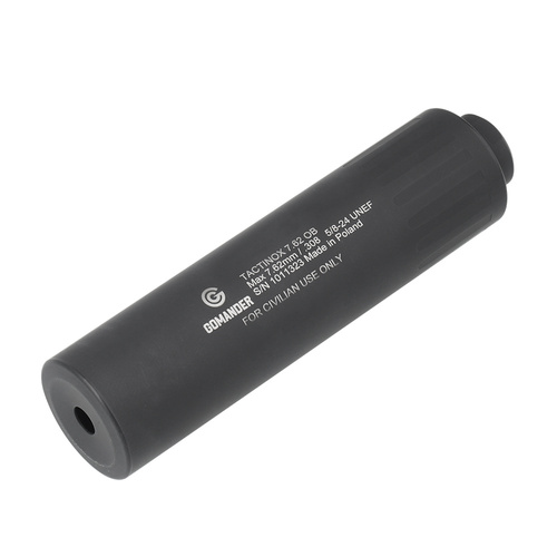 Gomander - Tactinox 7.62 OB Sliding Silencer - Cal. 7,62 mm / .308 - 5/8 x 24 UNEF - Black - TB0.9160-1 5/8x24UNEF-BK