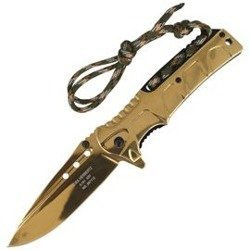Herbertz Solingen - Golden Drop Point Folder Knife - 567112
